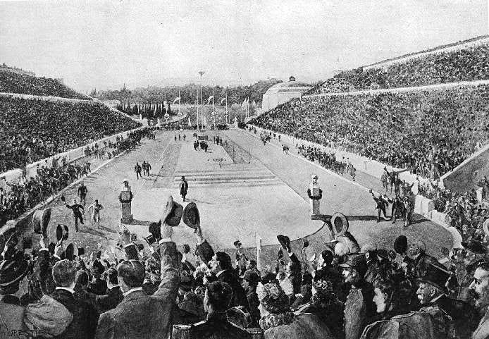 Panathenaic Stadium · first modern Olympics · Athens, 1896